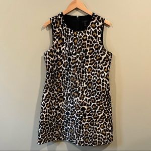 J Crew leopard print dress